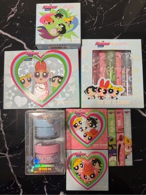 ColourPop x The Powerpuff Girls Pink & Blue Lip + Eye Set
